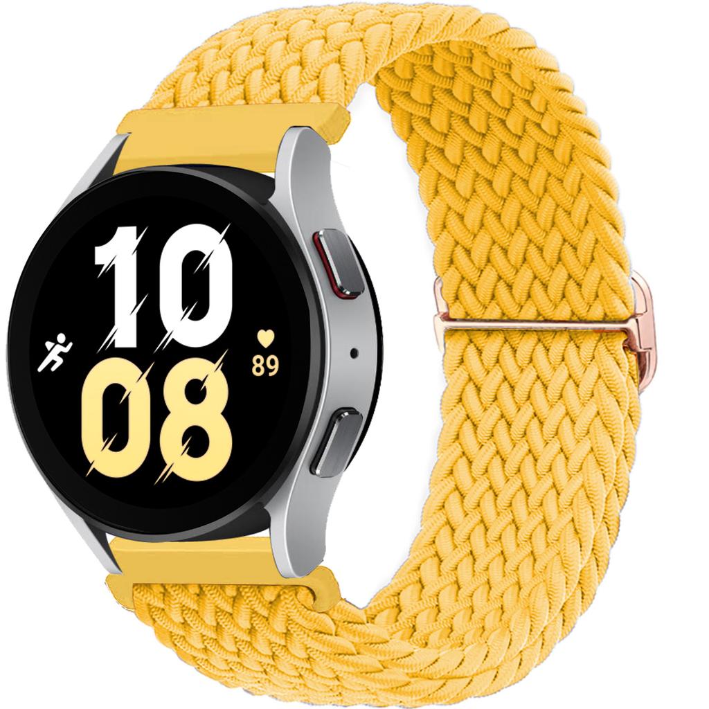 20mm/22mm Band For Samsung Galaxy Watch 7/4/6/5 pro/6 Classic/gear s3/active 2 Braided Solo loop bracelet Huawei GT 2e 3 4 Strap