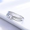 Lindon Classic Copper Alloy Zircon Ring Ladies Jewelry Wedding Promise Party Gift