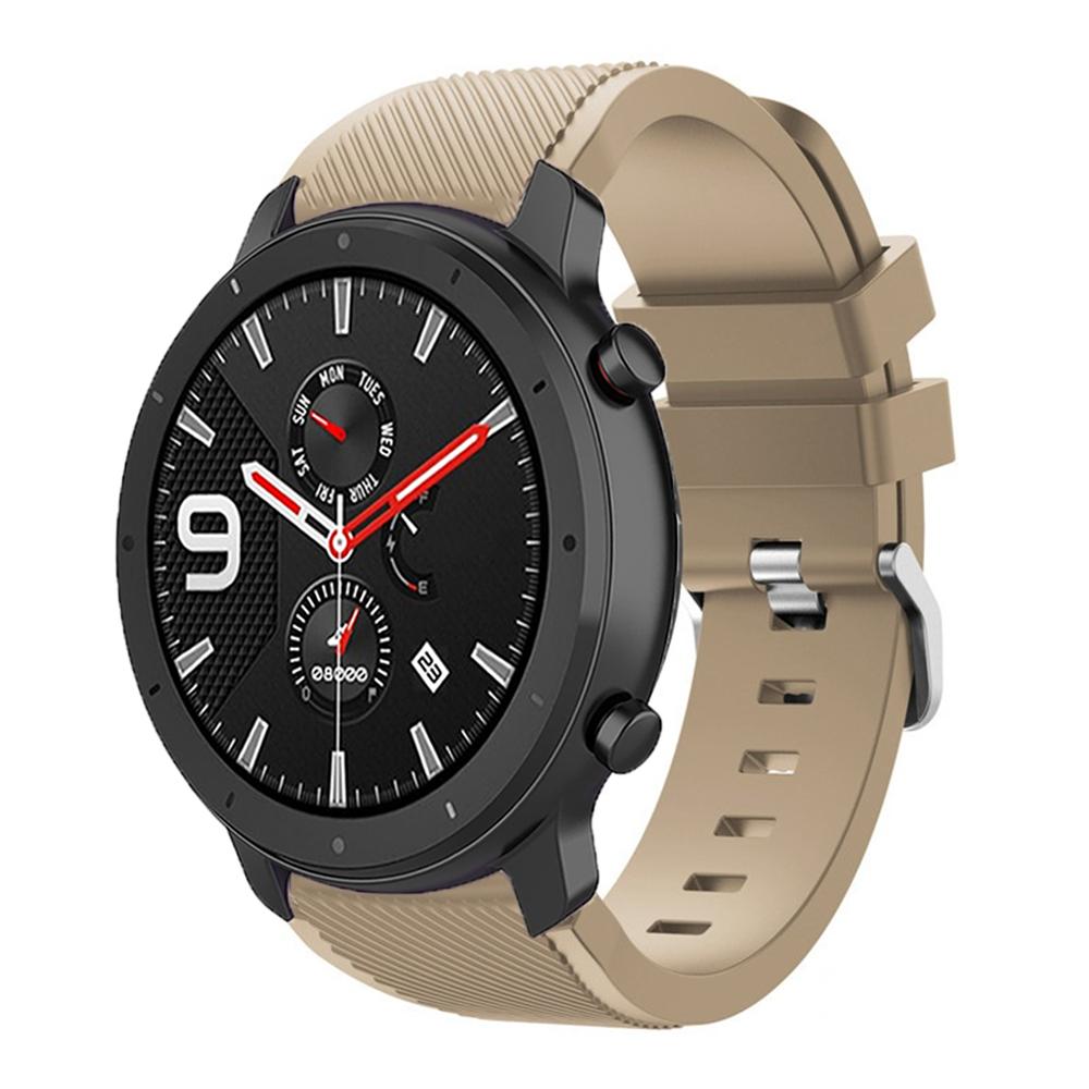 22mm Silicone Band for Amazfit Balance 2 1/GTR 47mm/GTR 4 3pro/Bip 6 5 Sport Wristband Correa for Amazfit Stratos 2 3/Pace Strap