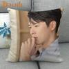Custom Crash Landing On You Hyun Bin KPOP Pillowcase 45X45cm Wedding Decorative Eco-Friendly Cotton Linen Fabric Pillow Case