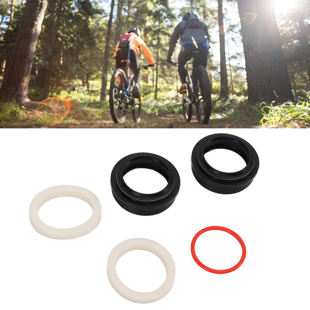 RISK 32mm Staubabstreifer-Kit mit geringer Reibung Staubdichtung Schaumring O-Ring-Kit für Federgabel