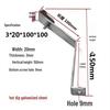 Galvanized L-Shaped Lightning Protection Bracket with Fishtail Clip