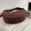 Effen Kleur Schoudertas Dames Lichtgewicht Grote Capaciteit Crossbody Tas