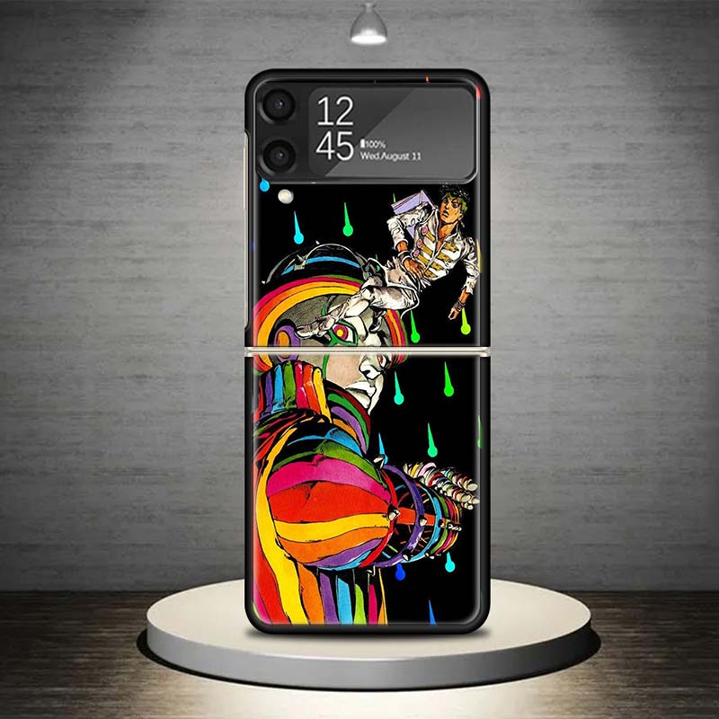 JoJo Adventure Rohan Kishibe Phone Case For Samsung Galaxy Z Flip 7 6 5 4 3 5G Shockproof Cover Z Flip7 Flip6 ZFlip5 Flip3 Flip4