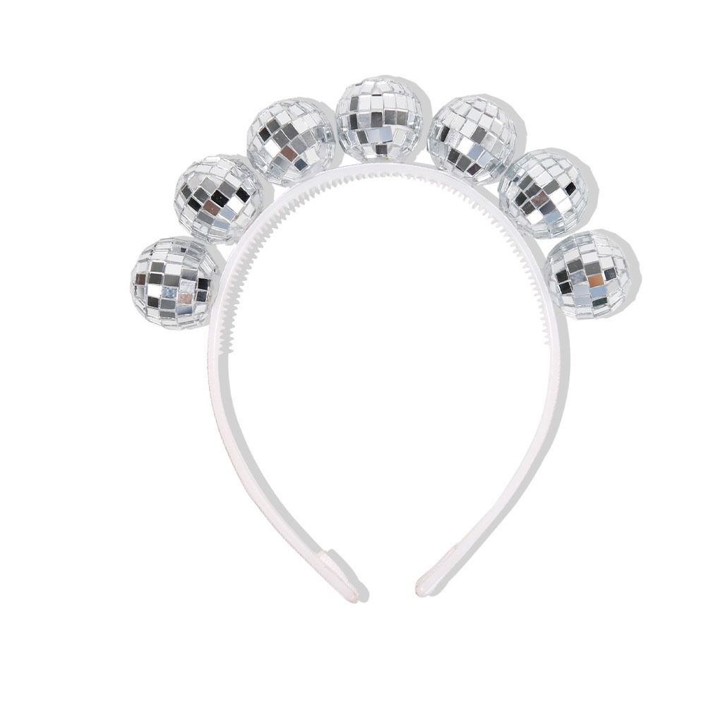 Vintag Mirrorball Hair Hoop Mirror Ball Party Costume Headpiece  Women and Girls