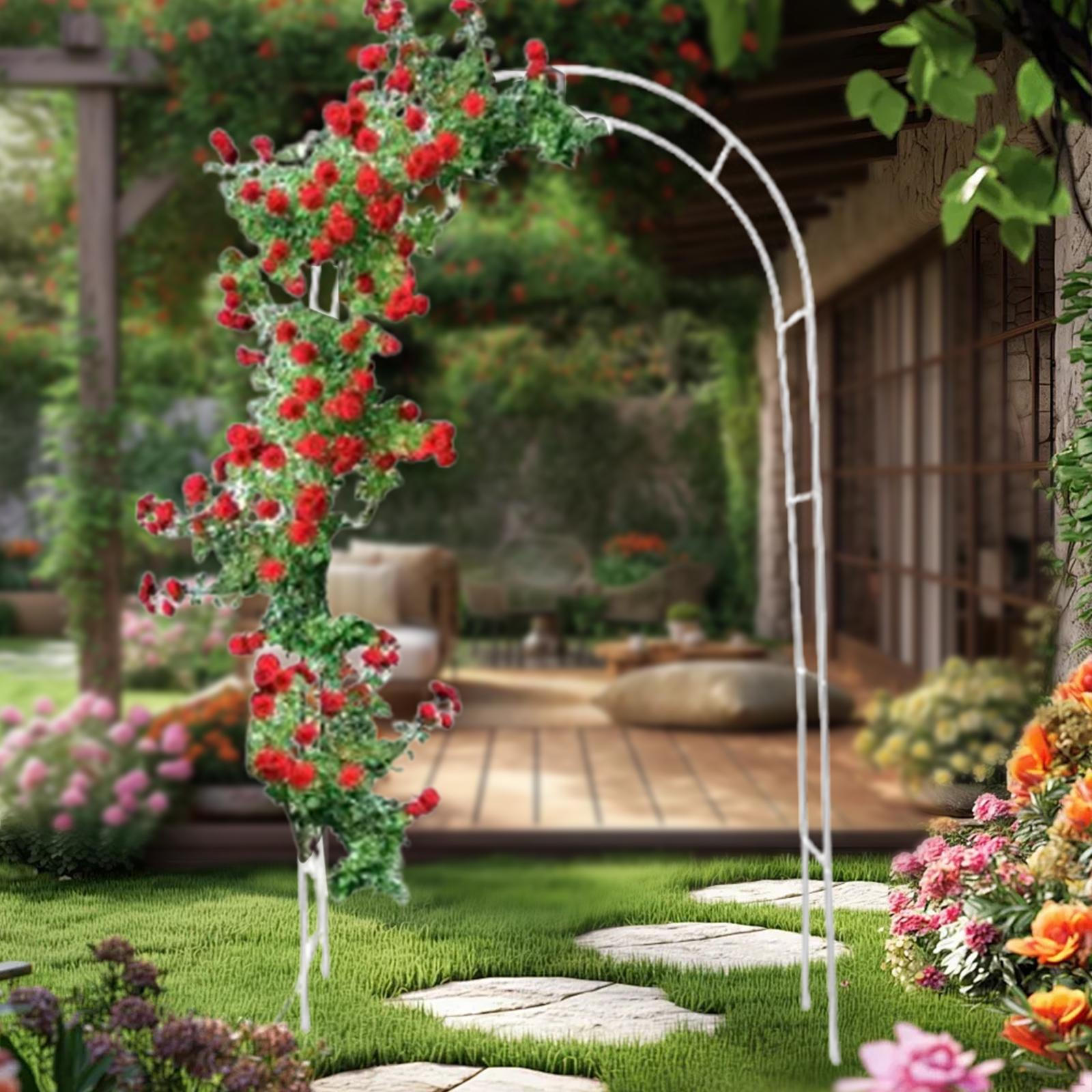 

Регулируемая наружная свадебная арка для демонстрации воздушных шаров 240x140x38 см Идеальные цветочные композиции белый