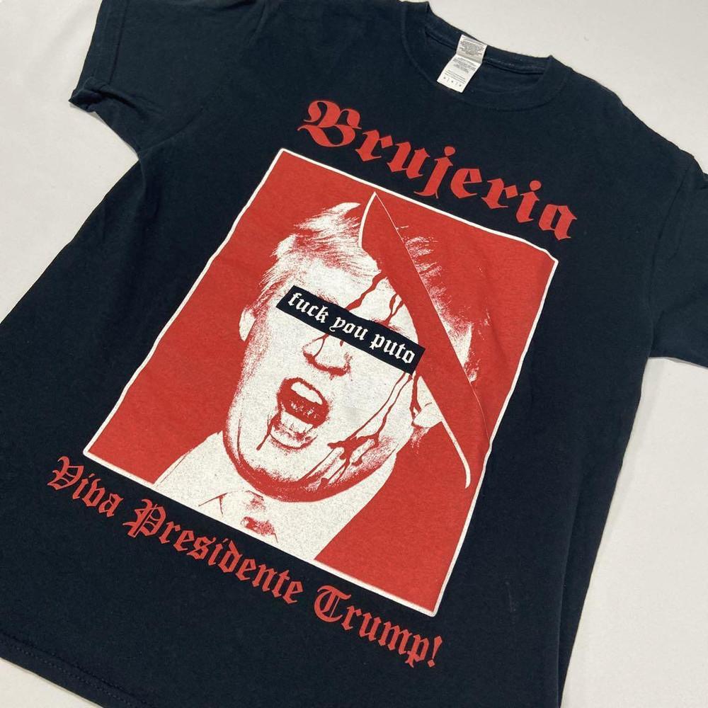 Vintage STyle Brujeria Viva Presidente Trump! Unisex Shirt S-5XL LO569 Unisex T-Shirt XXXL