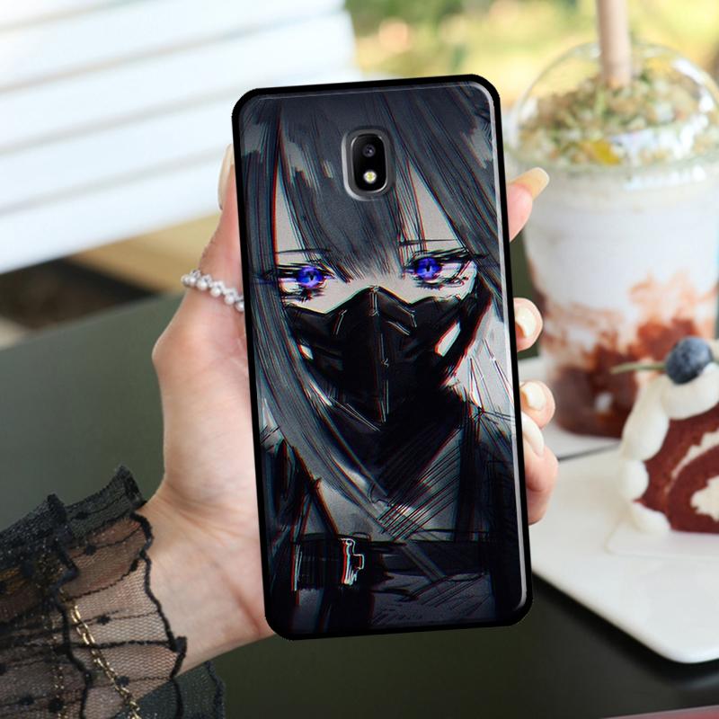 Anime Girl Mask Case For Samsung Galaxy M06 M16 M36 M56 M15 M11 M31 M21 M53 M13 M32 M52 M35 M55 M14 M34 M54