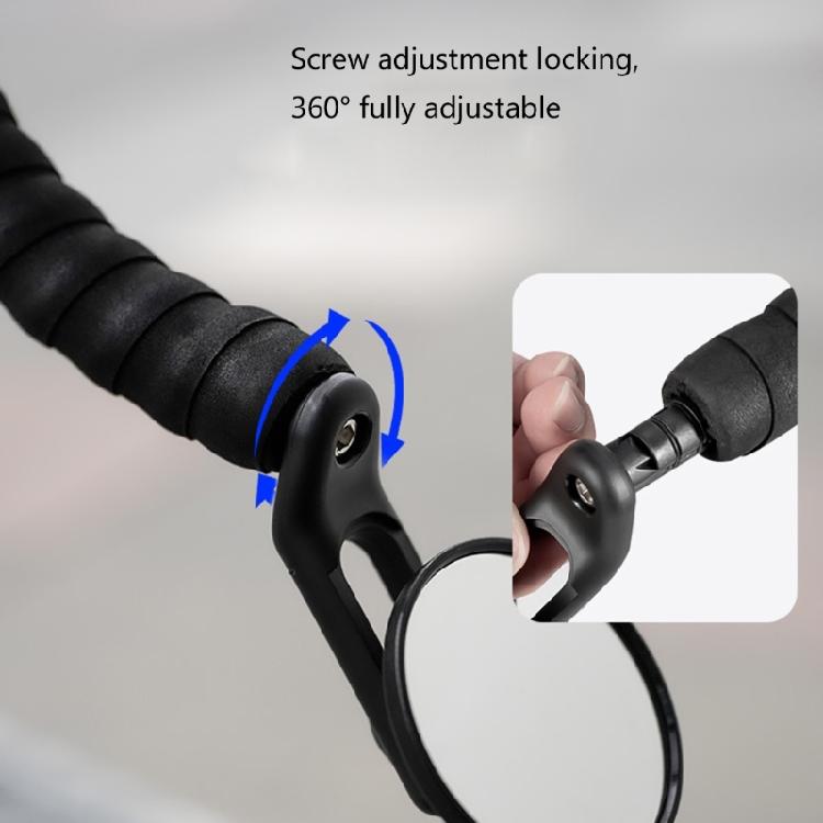 Adjustable Bicycles Handlebars Mirror Bicycles Rearview Mirror Adjustable Rotating Handlebars Drop Handlebars Mirror