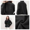 MJ STYLE Women's Half-Zip Fleece Jacket