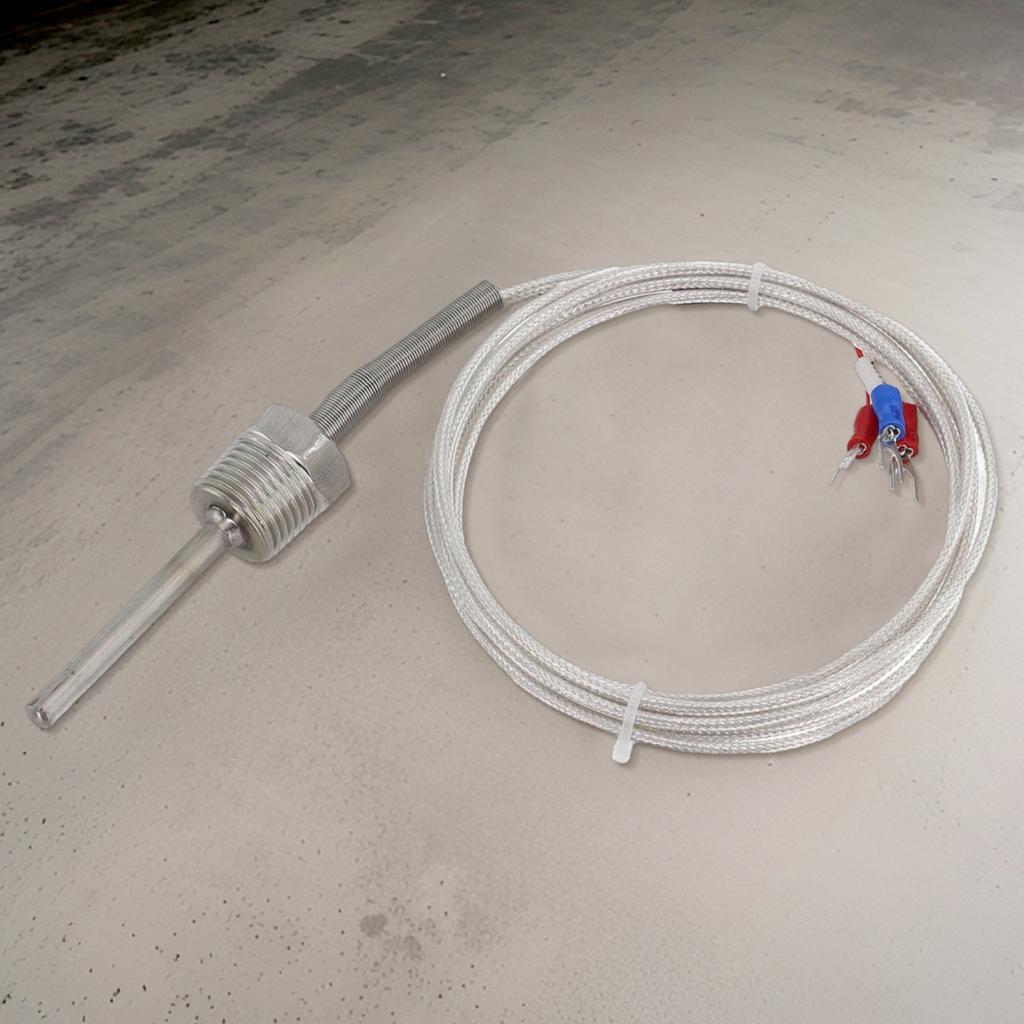 Fixed Thread Stainless Steel Probe Sensor Pt Ohm Protection Tube Stainless Steel