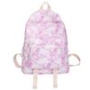 Schoolbag Korean version of Japanese ins tie-dye i lightweight, simple and versatile travel schoolbag, high school student large-capacity backpack