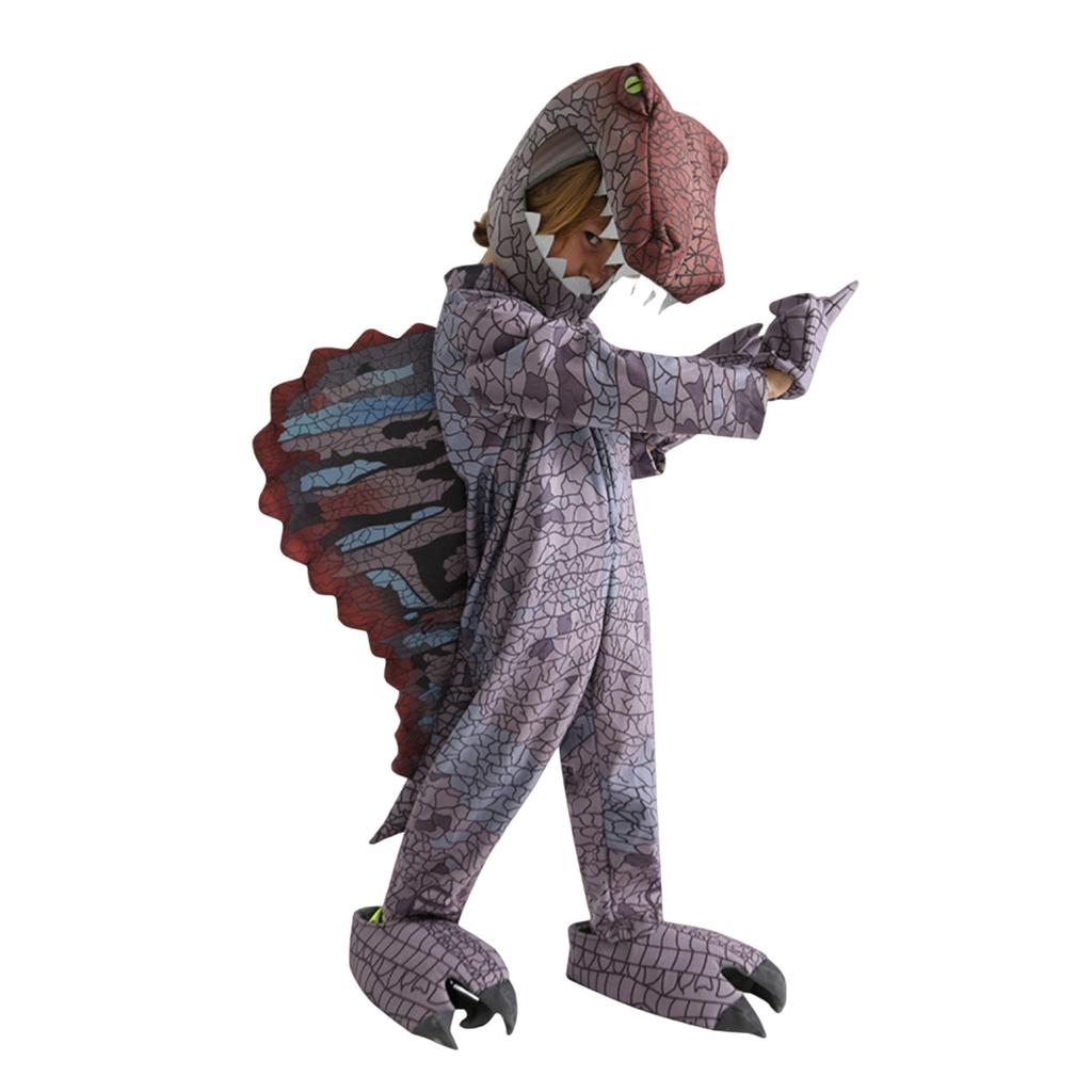 Kids Dinosaur Halloween Costume Animal Dress Up Party Outfit for Boys and Girls