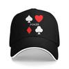 Pure Color Dad Hats Poker Suite Classic Unisexs Hat Sun Visor Baseball Caps Poker Peaked Cap