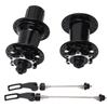 MEROCA 1 Pair Mountain Bike Hub Quick Release Disc Card Brake Hub 32 Hole 6 Bolts Bike Hub for Mountain Bike