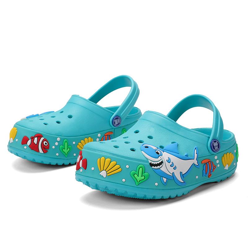 Summer Boys and Girls Sandals Beach Shoes Non-slip Anti-odor Slippers