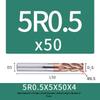 55-Degree Carbide Bull Nose End Mill with Wear-Resistant Coating for CNC Routers