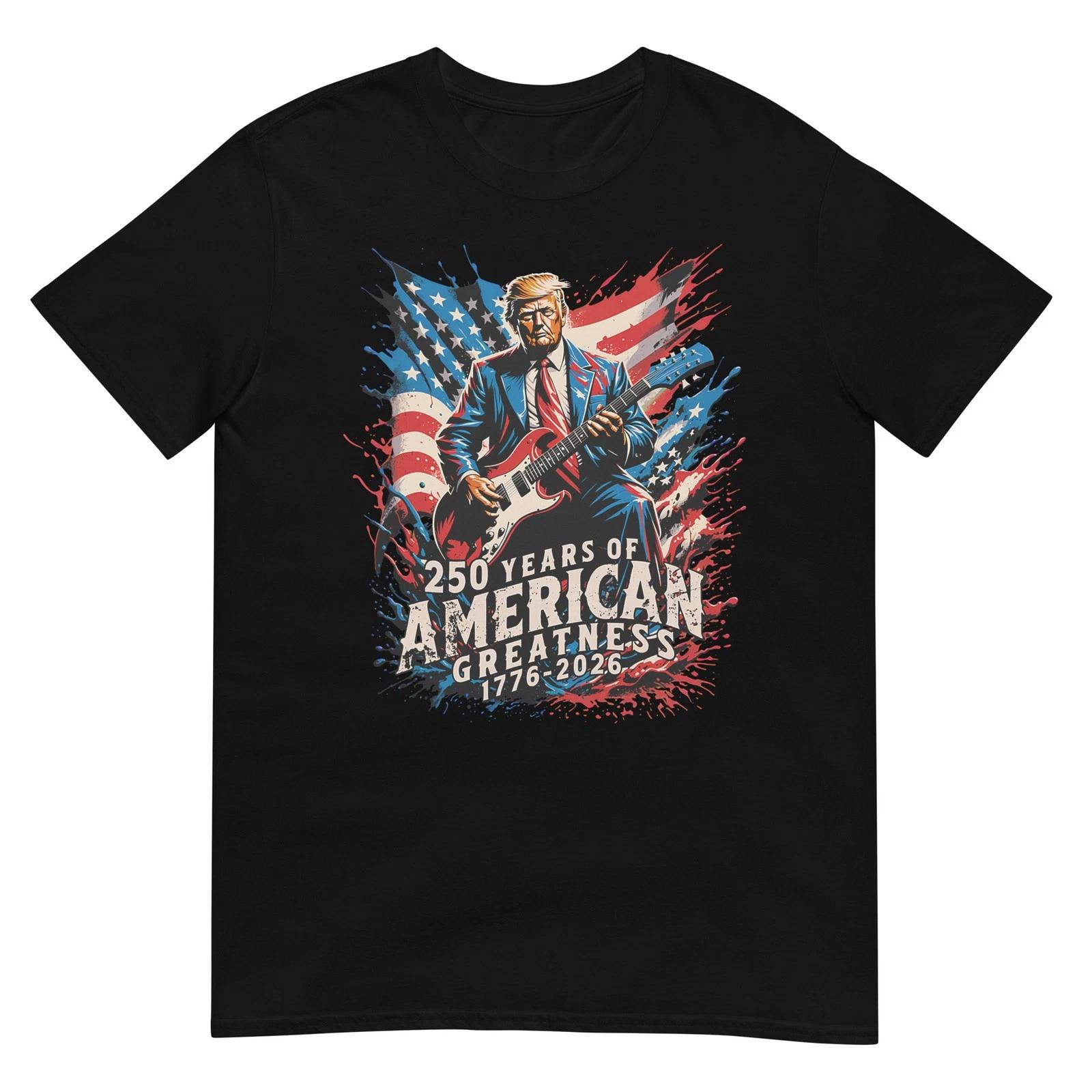 USA Trump Freedom 250 Years 1776-2026 Independence USA T-Shirt 2XL