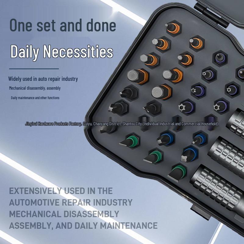 55-in-1 Multi-functional Ratchet Screwdriver Set with Strong Magnetic Bits for Electronics and Home Repair