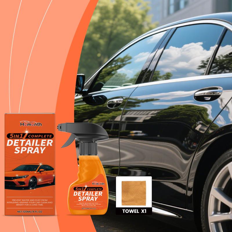Car Surface Cleaner Five In One Paint Decontamination Waterproof Rain Resistant Polish for Detailing Maintenance 120ml