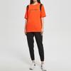 Calvin Klein Drawstring Waist Reflective Letter Print Fleece Joggers Women bottoms Black 4WF2P612-001