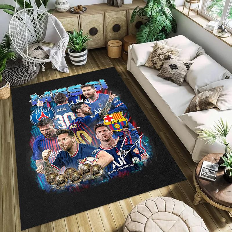 Lionel Messi: FC Barcelona Legend carpet Doormat Home Decor Fashion Office chair cushion Doormat
