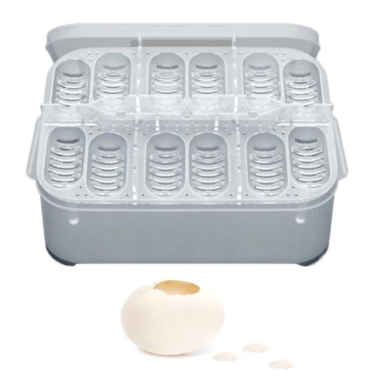 Haustier Reptil Eidechse Gecko Schlange 12 Fächer Eier Brutkasten Zuchtbox Koffer Inkubator