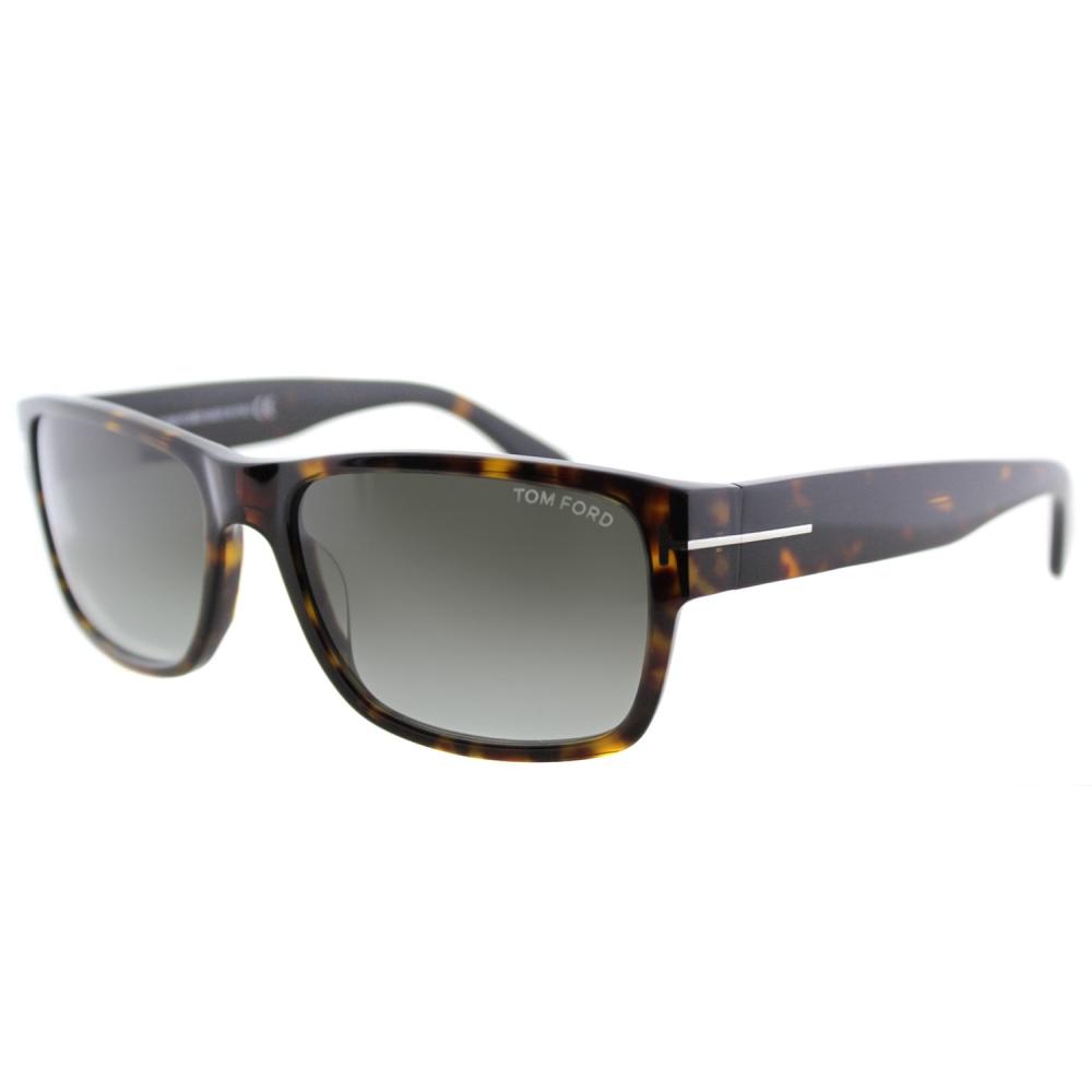 

Tom Ford Mason TF 445 52B Солнцезащитные очки унисекс прямоугольные коричневые