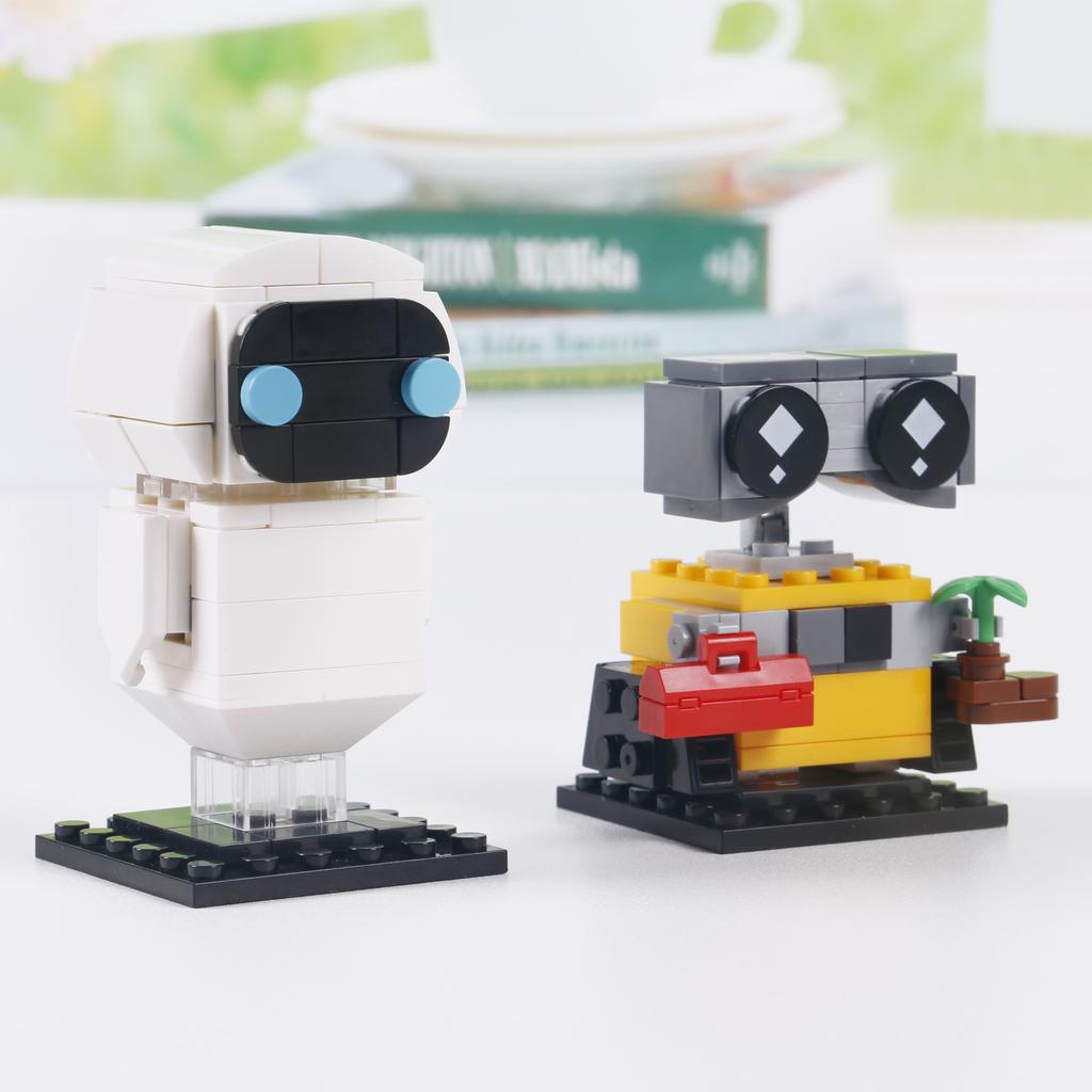 155PCS Creative Wall-E and Eve Minifigures Robot Building Blocks 40619 MOC Assemble Bricks Toys Birthday Gift For Children Kids