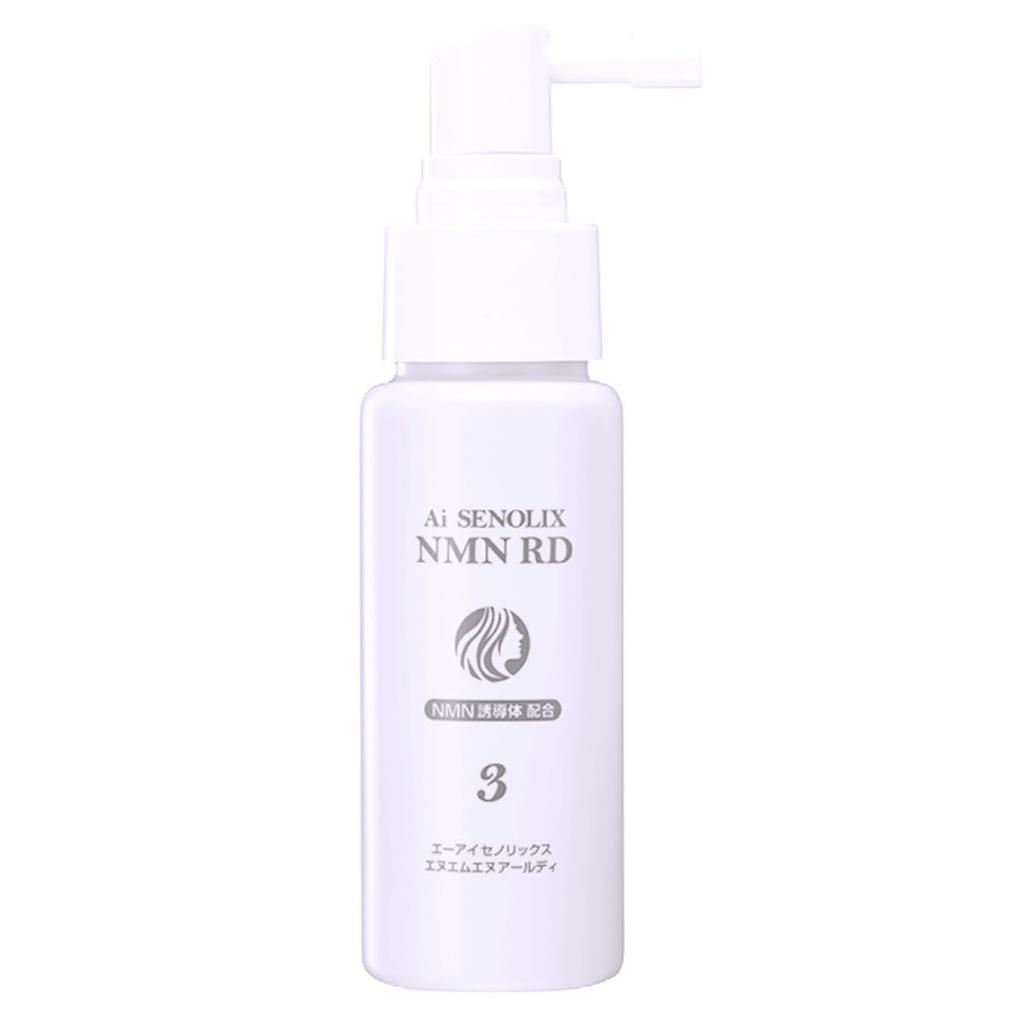 Ai SENOLIX NMN Hair Care Senolytics Theory X Penetrating NMN Care Ai SENOLIX NMN and Scalp Essence Set of 3-Step Set, Derivative, Anti-Aging Shampoo,