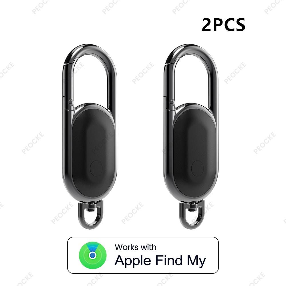 1-4 Pack Smart Location Tag Keychain Compatible With iOS Find My App Anti-Lost GPS Tracker Locator For Pet Kids Car Key Wallet