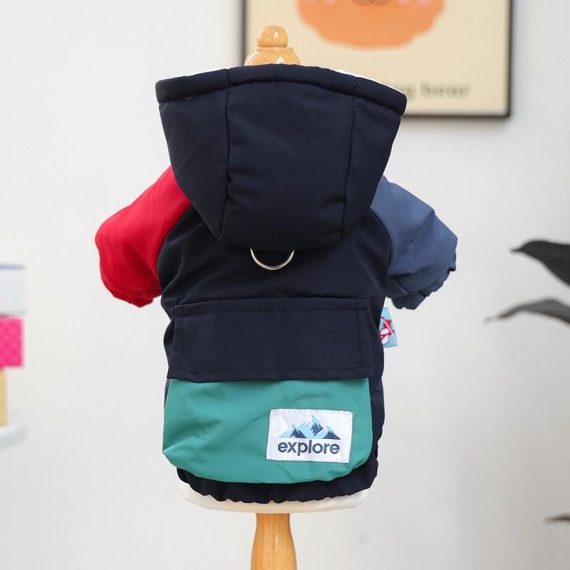PETCIRCLE Dog Cat Winter Coat Small Pet Warm Fleece Padded Jacket