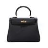Erste Schicht Rindsleder Kelly Tasche echtes Leder leichter Luxus große Marke Damen Tasche Mode Pendler Handtasche vielseitig Schulter Umhängetasche Tasche