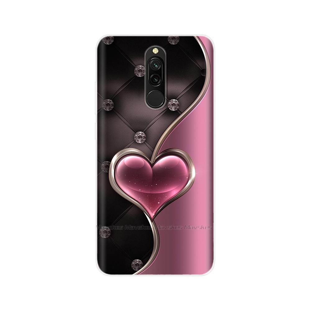 For Redmi 8 8A Pro Case TPU Silicone Shockproof Cat Phone Cover For Redmi 8 8A 7 7A redmi7 Transparent Funda Printing Soft Coque