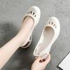 Shark Pelican Melody Hole Shoes Women's Summer Flat Heel Waterproof and Non-slip Integrated Soft Sole Breathable Bag Head Sandals Hole Shoes