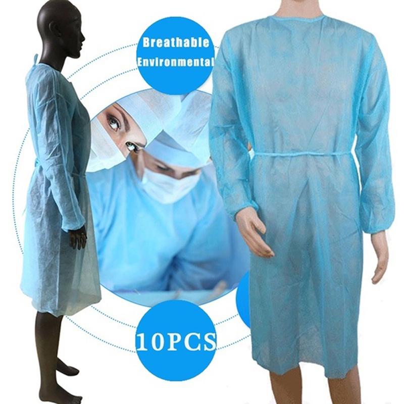 Disposable Medical Laboratory Isolation Cover Gown Surgical Clothes Uniform
