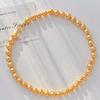 High Quality 10Mm Retro Premium Mermaid Ji Gold Artificial Crystal Pearl Necklace Clavicle Chain
