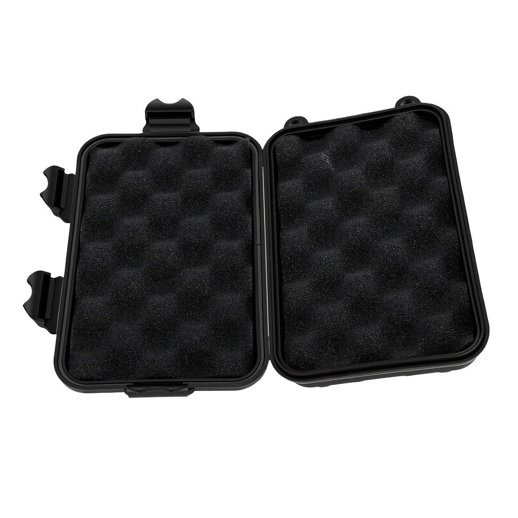 Magnetic Key Box Waterproofing Secure Car Key Case Under Car Magnetic Key Storage for Vehicles Travel Black