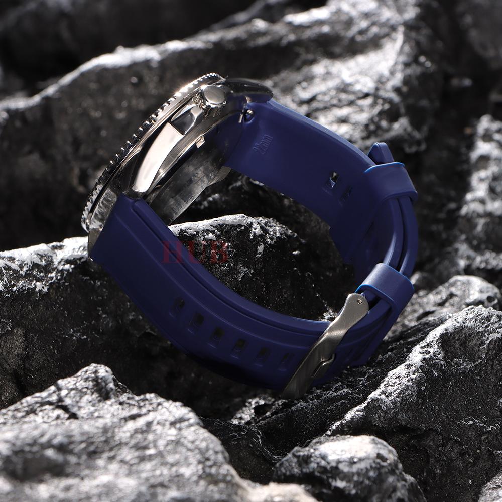 18mm 20mm 22mm Silicone Strap Waterproof Sport Bracelet for Samsung Galaxy Soft WatchBand for Huawei Gt2 Gt3 for Men Women