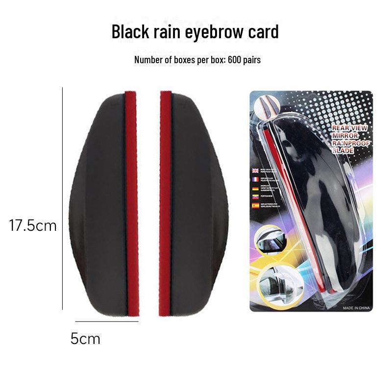 

Универсальный козырек от дождя и солнца для зеркала заднего вида Yumei Paper card чёрный