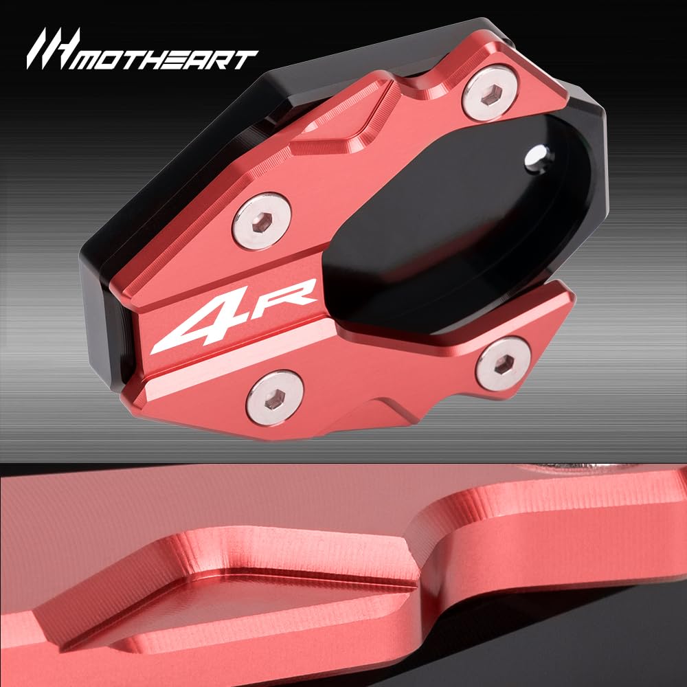 MotHeart Side Stand Plate for Ninja ZX-4RR 2023-2024 Ninja ZX-4R 2024-2025 Bike Parts Side