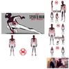 Spider-man Ps5 Miles Morales T.r.a.c.k. Costume da Cosplay Bianco per Adulti