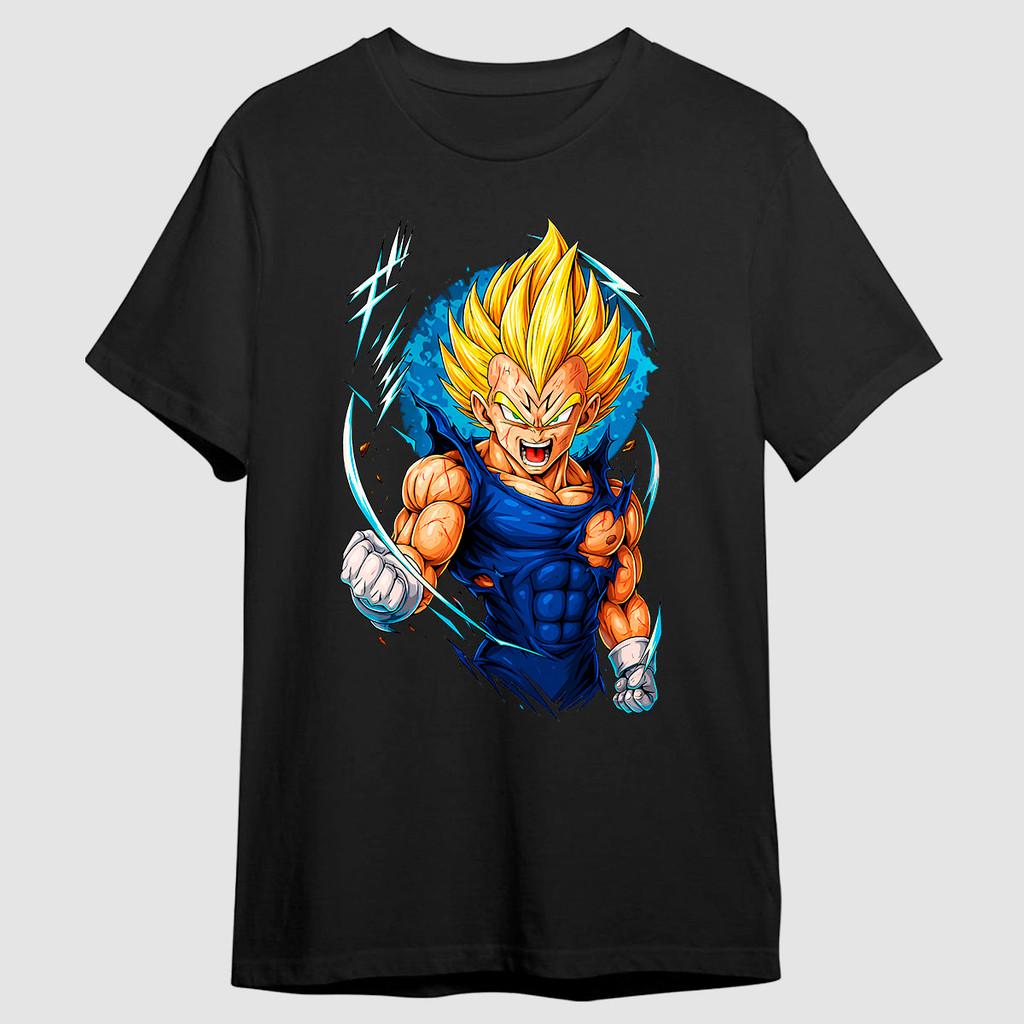 Dragon Ball Anime Herren Damen Sommer T-Shirt Oversized Vintage Kurzarm T-Shirt Lässig Harajuku Streetwear Y2k Top Mode