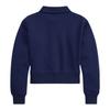 Ralph Lauren Girls Fleece Quarter Zip Crop Sweatshirt