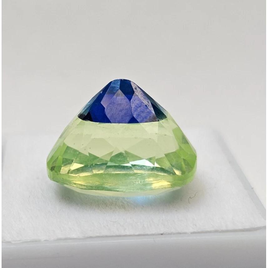 Cushion Cut Natural Pitambari Sapphire 17+ Ct Fabulous Certified Loose Gemstone