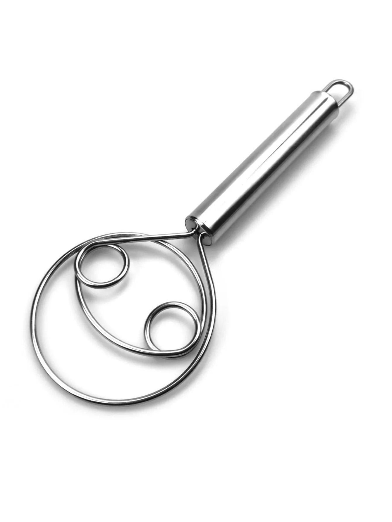 Stainless Steel Dough Whisk Pastry Blender Whisk for Cooking Bread Style Mixer Tool for Bread Batter Cake Pastry