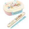 Skater Bento Chopstick Case Set, 16.5cm Chopsticks for Kids, Antibacterial, Sumikko Gurashi Movie 3, Easy-Open Sliding Design, Made in Japan (ABS2AMAG