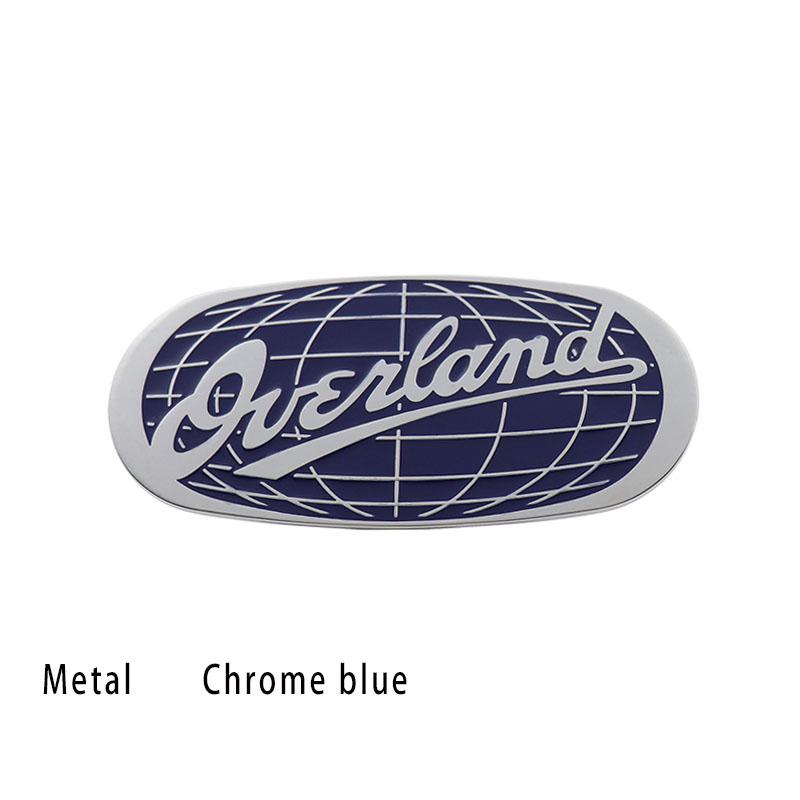 3D Overland for Off Road SUV Car styling Fender Rear Trunk Emblem Badge Sticker