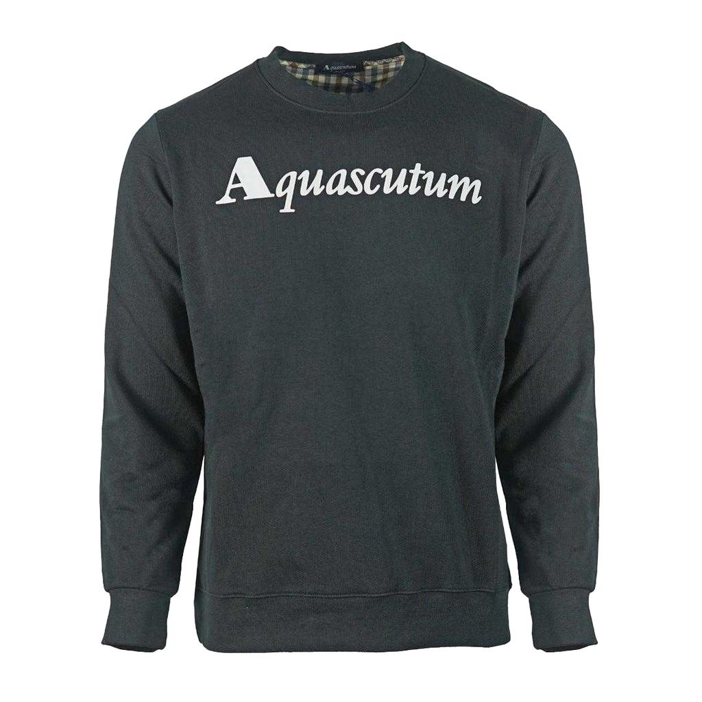 Aquascutum Mens Box Logo Sweatshirt