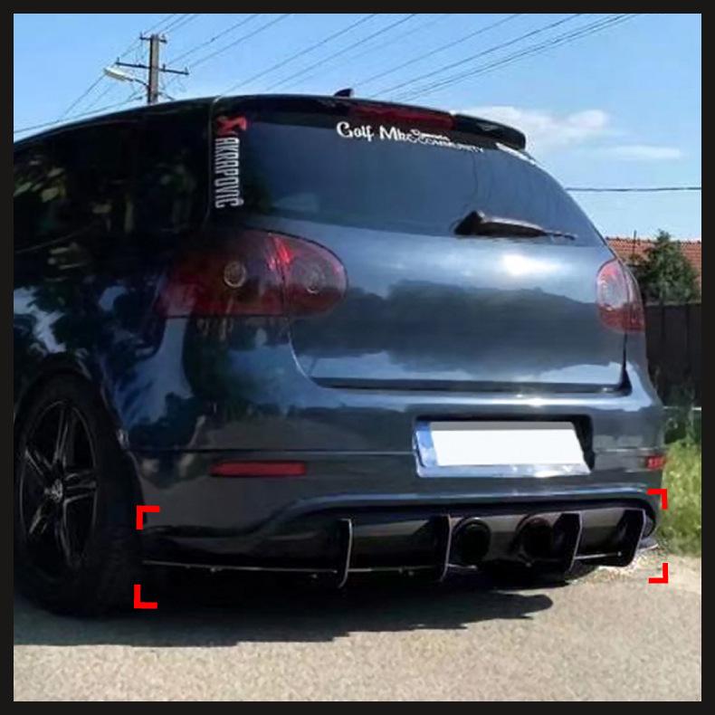 Volkswagen Golf MK5 GTI/R32 Custom Kit: Heckspoiler, Frontlippe, Dachspoiler, Seitenschweller, Heckdiffusor.